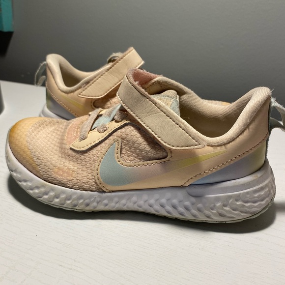 Nike Revolution Toddler Velcro Running Sneakers Size 10.5 - Picture 8 of 8